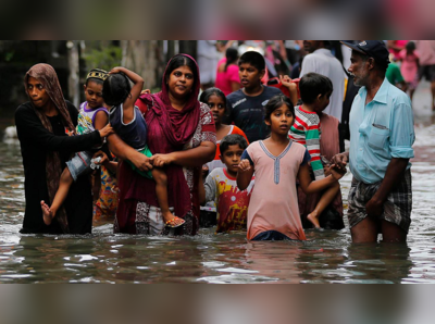 বন্যায়-ধসে শ্রীলঙ্কায় মৃত ৯১, নিখোঁজ ১১০