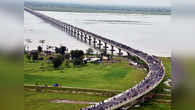 खतरे में भारत का सबसे लंबा पुल, सुरक्षा एजेंसियां अलर्ट