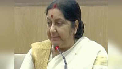 Pakistan cant take Kashmir issue to ICJ: Sushma Swaraj 