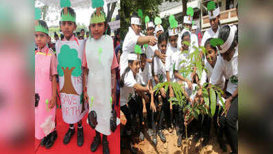 Bengaluru: Students spread the message of ‘save environment’ through a skit 