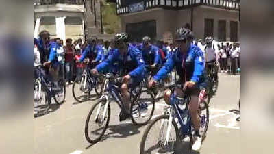 Mountain cycling expedition kicks off in Shimla 