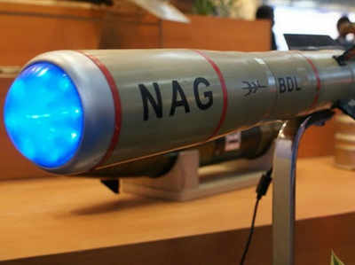 ऐंटी टैंक गाइडेड मिसाइल नाग का टेस्ट सफल, लक्ष्य को किया नष्ट
