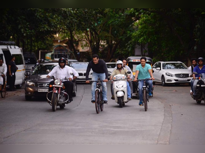 ಶಾರುಖ್‌ ಮನೆಗೆ ಸೈಕಲ್‌ನಲ್ಲಿ ಬಂದ ಸಲ್ಮಾನ್‌ ಕಿರುಚಿದ್ದಾರಂತೆ!