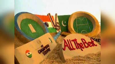 Sand artist wishes Indian cricket, hockey teams ahead of matches 