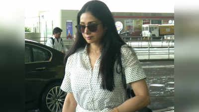 Sridevi, Farhan Akhtar, Ekta Kapoor spotted at Mumbai airport 