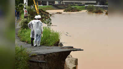 भारी बारिश के बाद जापान में बाढ़, 18 लापता, 2 मरे