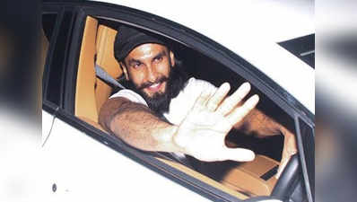 Ranveer Singh takes his swanky new car out for a spin 