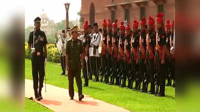 Myanmar Armed Forces chief Min Aung Hlaing accorded guard of honour in Delhi 