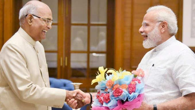 PM Modi congratulates Ram Nath Kovind 