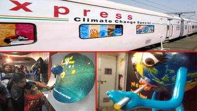 At Mumbais CST, students board the Science Express to understand climate change 