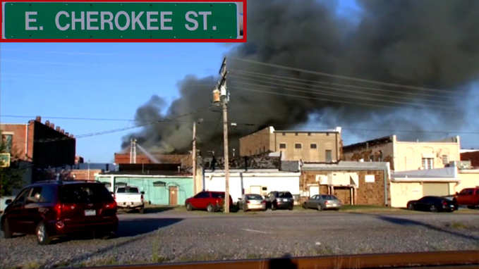 Fire destroys historic Oklahoma buildings 