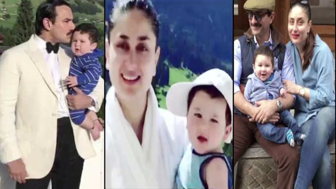 Saif, Kareena and Taimur pose for the perfect family picture 