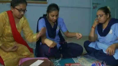 Surat: Specially-abled children given training to make ‘rakhis’ 