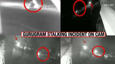 Gurugram stalking incident caught on cam, woman on scooter chased by a car 