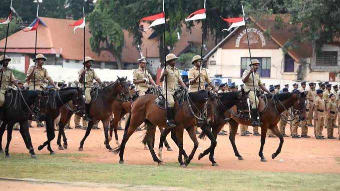 Thiruvananthapuram: Rehearsal of Independence Day parade held 