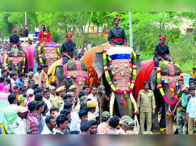 ದಸರಾ ಗಜಪಯಣಕ್ಕ್ಕೆ ಅದ್ಧೂರಿ ಚಾಲನೆ