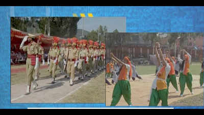 Watch: Full dress rehearsal ahead of 70th Independence Day at Rajouri 