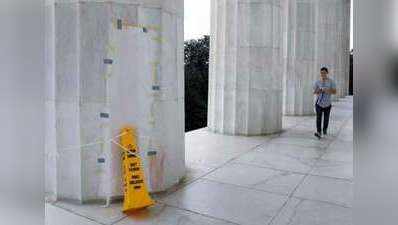 अमेरिका: लिंकन के स्मारक के साथ छेड़छाड़