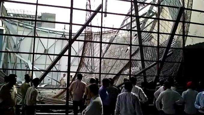 One killed, 13 injured as under-construction sports-complex falls in Noida School 