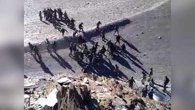 लद्दाख में भारतीय और चीनी सैनिकों के बीच पत्थरबाजी का विडियो आया सामने