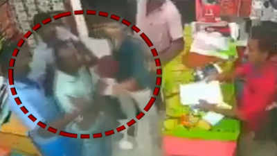 Caught on camera: Goons assault shop owner after he refuses to give donation 