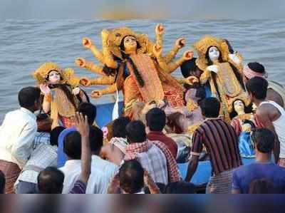 మొహర్రం వల్ల దుర్గా విగ్రహాల నిమజ్జనానికి బ్రేక్