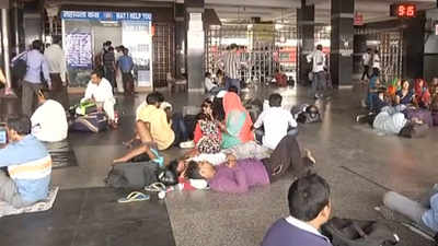 Passengers left stranded after cancellation of 600 trains due to Dera violence 