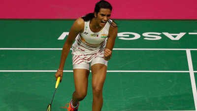 PV Sindhu in World Badminton Championships final 