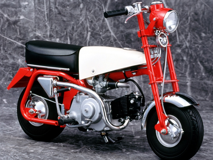 First Monkey bikes developed in 1967