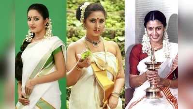 Onam Saree : ഒാണം പഴയ ഒാണമല്ല, സാരികളിൽ ട്രെൻഡിയാകാം