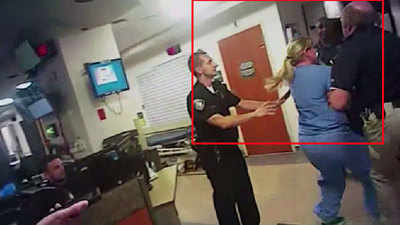 On cam: Cop manhandles, arrests nurse for following hospital rules 