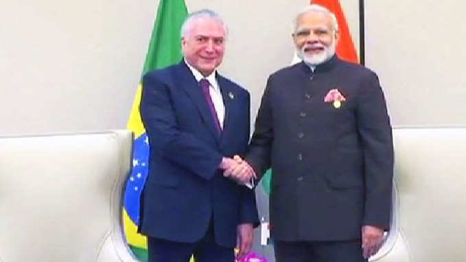 PM Modi meets Brazilian President Temer to boost bilateral ties 