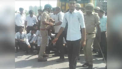 कानपुर में ऐक्सिडेंट में छात्र की मौत के बाद उपद्रव