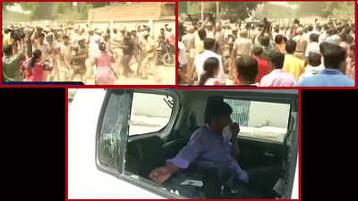 Gurugram school murder: Cops lathicharge violent protesters, journalists 