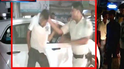 On cam: Patna cop slaps man over car parking 