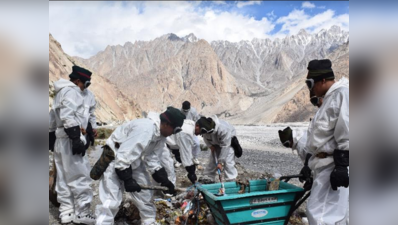 स्वच्छता अभियानः सियाचिन से निकला 63 टन कचरा