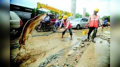 ಮೆಟ್ರೊ ಆರ್ಭಟದಿಂದ ರಸ್ತೆಗಳು ಛಿದ್ರ ಛಿದ್ರ!