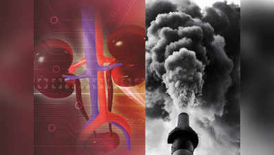 प्रदूषित हवा में सांस लेने से खराब हो सकती है किडनी