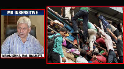 MoS Railways Manoj Sinha blames people for Mumbai stampede 