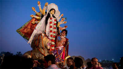 Durga Puja concludes with immersion of idols across India 