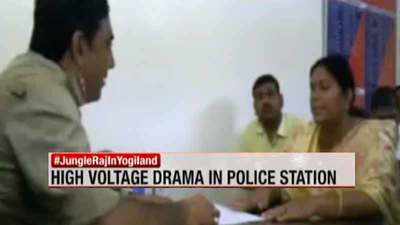 Etawah: Woman MLA, supporters threaten and abuse police officer 