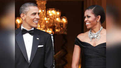 शादी की 25वीं सालगिरह पर मिशेल ने ओबामा से किया प्यार का इजहार