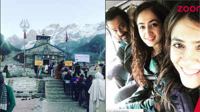 Ekta Kapoor visits ‘Kedarnath’ sets 