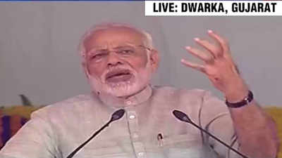 PM Modi lays foundation stone of bridge in Dwarka, says it will connect people with region’s history, culture 