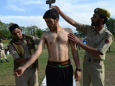 जम्मू-कश्मीर पुलिस कॉन्स्टेबल भर्ती परीक्षा में 28,000 युवक हुए शामिल