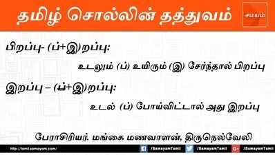 தமிழ் சொல்லின் தத்துவம்