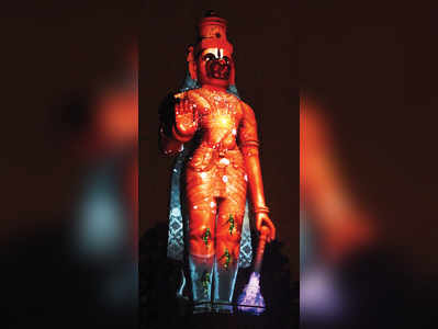 ಪ್ರೊಜೆಕ್ಷನ್ ಮ್ಯಾಪಿಂಗ್ ಟೆಕ್ನಾಲಜಿಯಲ್ಲಿ ಕಂಗೊಳಿಸಿದ ಕಾರ್ಯಸಿದ್ಧಿ ಆಂಜನೇಯ