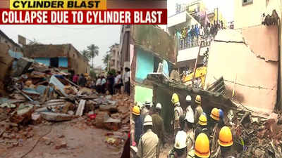Buildings collapse due to cylinder blast in Bengaluru, many feared dead 