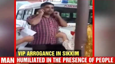 On cam: Man publicly humiliated by medical officer in Sikkim 