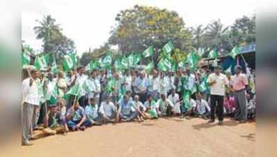 ಬೀದಿಗಿಳಿದ ಜೆಡಿಎಸ್‌,ಹೆದ್ದಾರಿ ತಡೆ